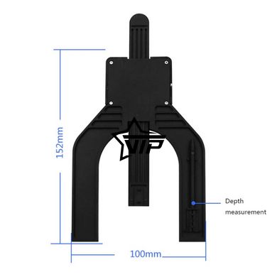 Цифровий вимірювач глибини (висоти) з магнітними ніжками "PROTECK-3000" (ЖК Дисплей)