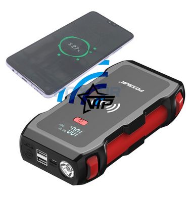 Пускозарядное устройство "Foxsur FJS-700", Бустер для авто Jump Starter (26800 mAh, 800A)