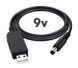 Кабель USB 5V - DC 9V для питания WI-FI роутера от повербанка (штекер 5,5*2,1мм)