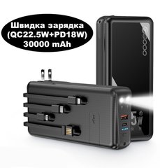 Повербанк "PSOOO PS-162" 30000 mAh (універсальна мобільна батарея Power Bank)