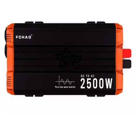 Инвертор 12V-220 синусоидальный FCHAO KSC-2500W (Чистая Синусоида, 5000Вт)