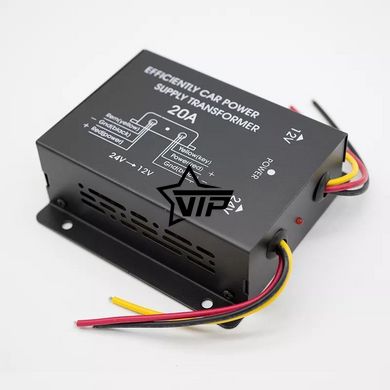 Перетворювач напруги "24V-12V 240W", автомобільний інвертор 24V-12V (20A)