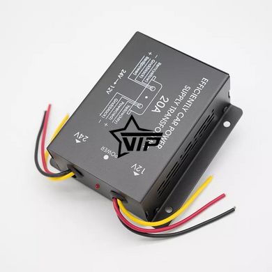 Перетворювач напруги "24V-12V 240W", автомобільний інвертор 24V-12V (20A)