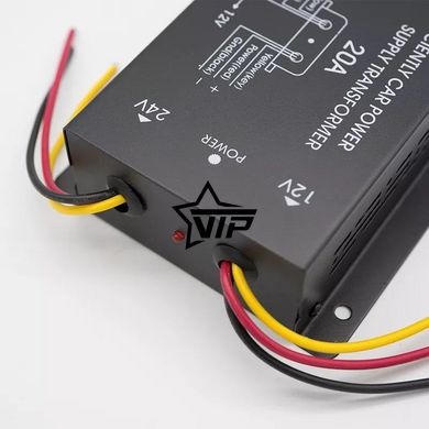 Перетворювач напруги "24V-12V 240W", автомобільний інвертор 24V-12V (20A)