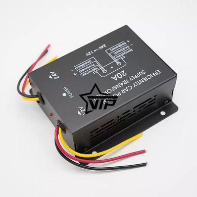 Преобразователь напряжения "24V-12V 240W", инвертор автомобильный 24V-12V (20A)