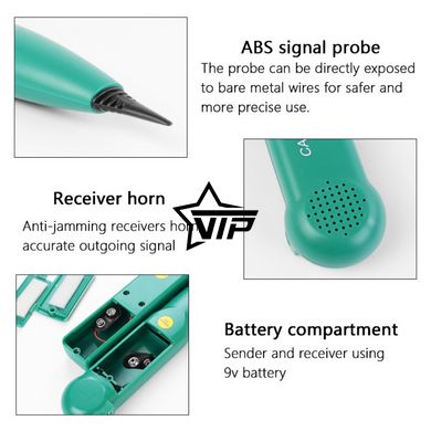 Трассоискатель автомобильной проводки HandSkit MS6812, Тестер короткого замыкания и обрыва цепи