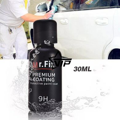 Рідке скло 9H MR-FIX PREMIUM нанокераміка, рідка кераміка, супер гідрофоб 30ml