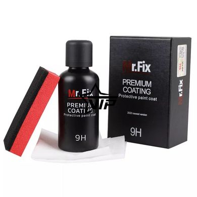 Жидкое стекло 9H MR-FIX PREMIUM нанокерамика, жидкая керамика, супер гидрофоб 30ml