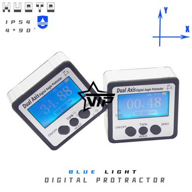 Кутомір "Dual Axis" двоосьовий електронний магнітний, інклінометр, цифровий рівень (IP54, точність ±0,2°)
