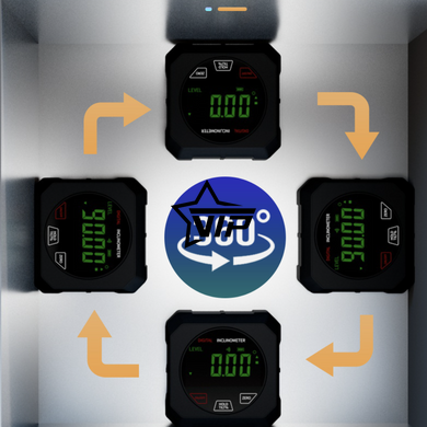 Кутомір електронний "Digital Inclinometer" магнітний, інклінометр, цифровий рівень