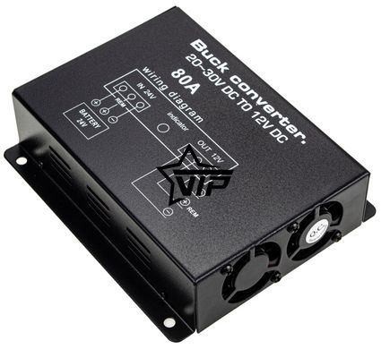 Перетворювач напруги "24V-12V 960W", інвертор автомобільний 24V-12V (80A)