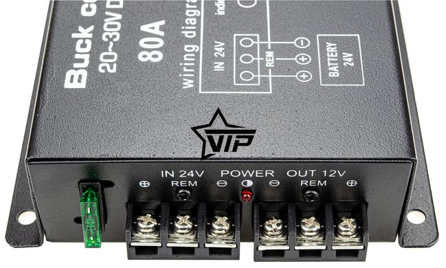 Перетворювач напруги "24V-12V 960W", інвертор автомобільний 24V-12V (80A)