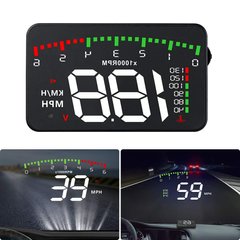 Автомобільний OBD2 спідометр, тахометр, вольтметр "HUD A900" (проекція на скло)