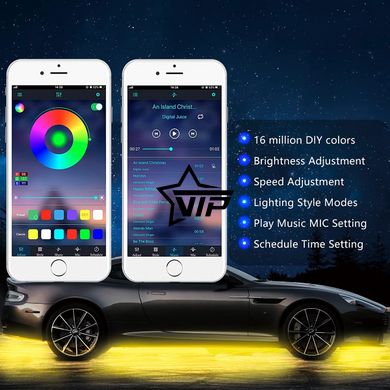 Підсвічування днища автомобіля "FANTASY UNDERBODY LIGHT" (APP управління BT, RGB)