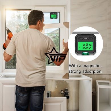 Кутомір "Level Meter B" електронний магнітний, інклінометр, цифровий рівень (IP65, точність &plusmn;0,2&deg;)