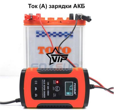 Імпульсний зарядний пристрій FOXSUR (12V, 5A) для легкових авто з функцією відновлення АКБ