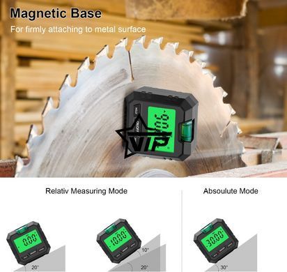 Кутомір "Level Meter B" електронний магнітний, інклінометр, цифровий рівень (IP65, точність &plusmn;0,2&deg;)
