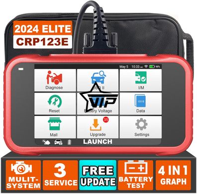 АВТОСКАНЕР LAUNCH CRP-123E Creader Premium (X431, OBDII, русский язык)