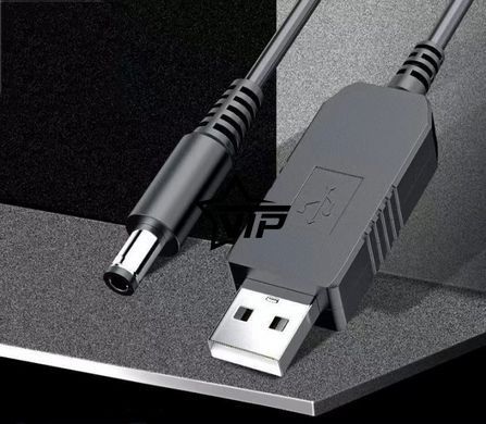 Кабель живлення USB 5V - DC 5V (2А) від повербанку, USB порту (штекер 5,5*2,1мм)