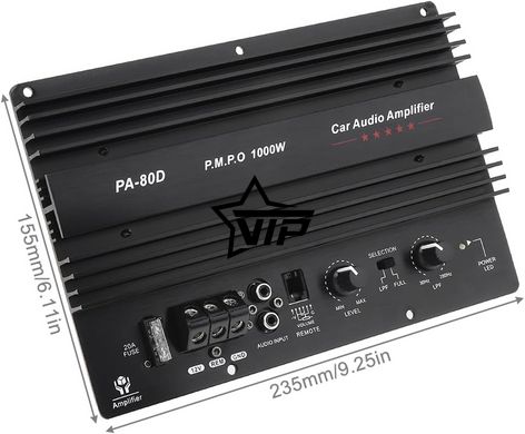 Усилитель PA-80D встраиваемый для активного сабвуфера (200W / 1000W)