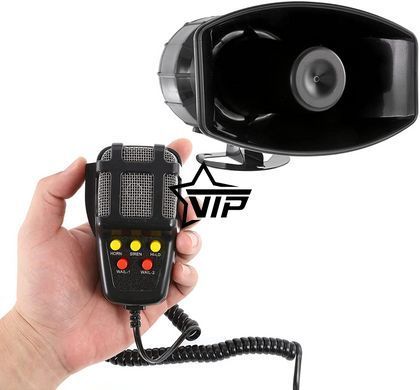 Спецсигнал СГУ 12v 100w "Police Siren 5100" (Рупор, микрофон, сирена 5 мелодий)