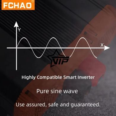 Інвертор 24V-220 синусоїдальний FCHAO KSC-3500W (Чиста синусоїда, 7000Вт)