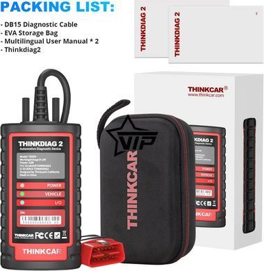 АВТОСКАНЕР Thinkcar THINKDIAG-2 CAN-FD (Bluetooth 5.0, OBDII)
