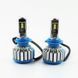 Автомобильные LED лампы "TURBO LED T1" H7 цоколь (70Вт,7000Лм,6000К,8-48v,CREE)