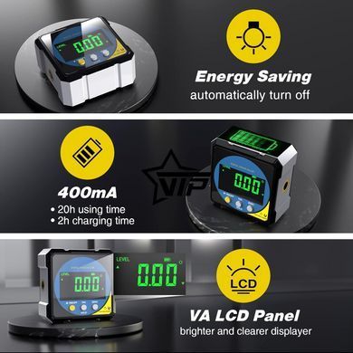 Угломер электронный "Digital Inclinometer Laser" магнитный, инклинометр, цифровой лазерный уровень