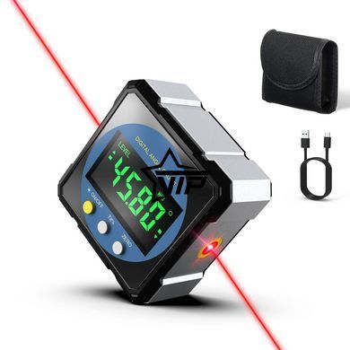 Угломер электронный "Digital Inclinometer Laser" магнитный, инклинометр, цифровой лазерный уровень