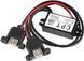 Перетворювач напруги "CPT 2B" 12В - 5В на 2 USB струм 3А (з кріпленням)