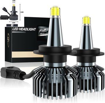LED лампы в линзу "D3-3D 360&deg;" H7 цоколь (40Вт, 6000К, 9-36v, CSP CHIP 8000LM)