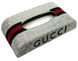 Салфетница GUCCI SILVER для автомобиля, офиса (дома) со стразами