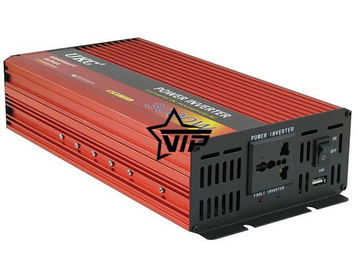 Інвертор 12V-220 "UKC 3000W", перетворювач напруги 12V-220V (1 розетка, потужність 3000Вт)