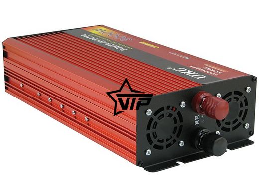 Інвертор 12V-220 "UKC 3000W", перетворювач напруги 12V-220V (1 розетка, потужність 3000Вт)